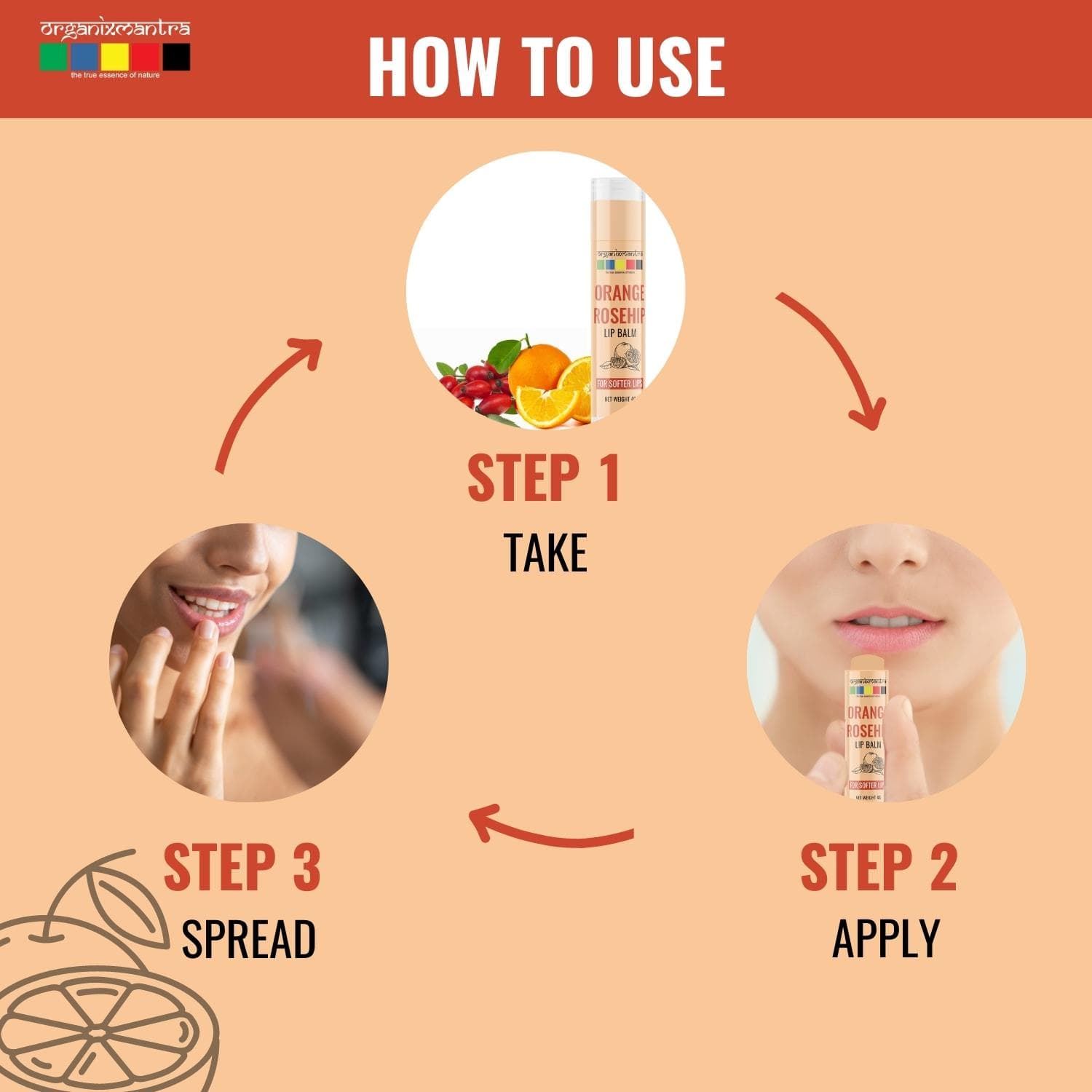 Orange Rosehip Lip Balm - Image 4